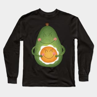 Avocado and Egg Long Sleeve T-Shirt